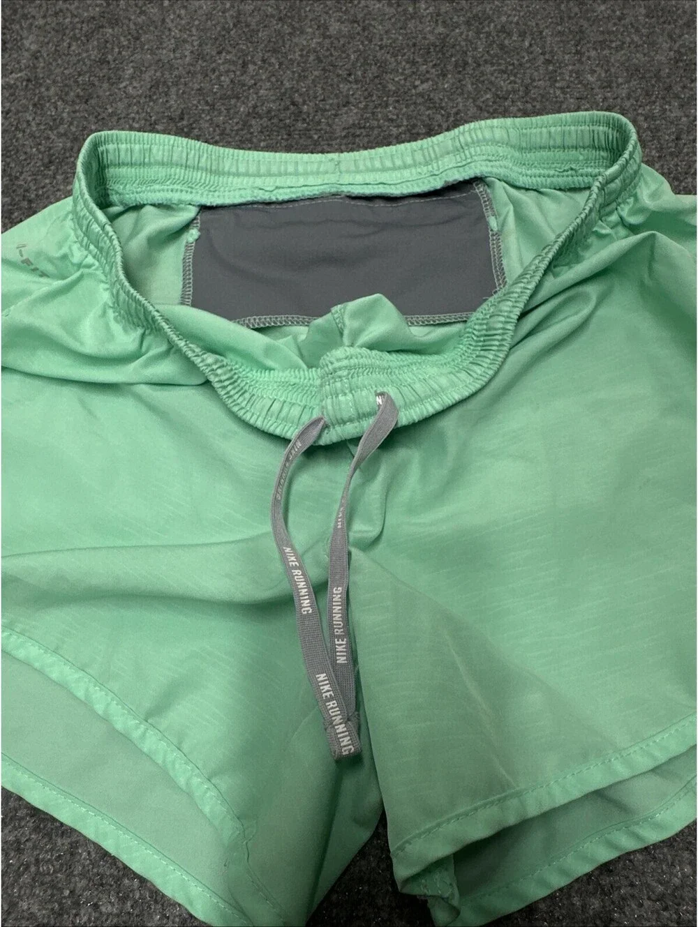 Nike Womens Dry Running Shorts Green